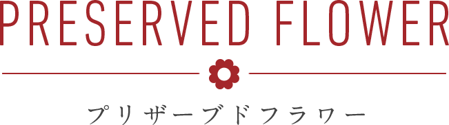 Preserved flower - プリザーブドフラワー